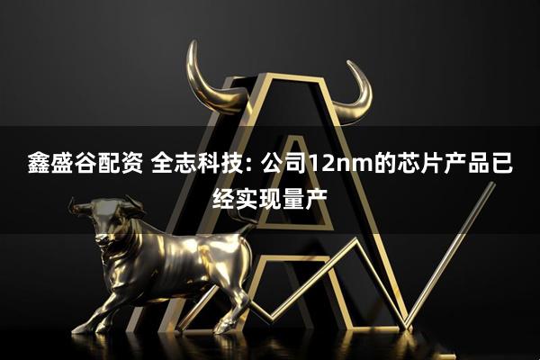 鑫盛谷配资 全志科技: 公司12nm的芯片产品已经实现量产