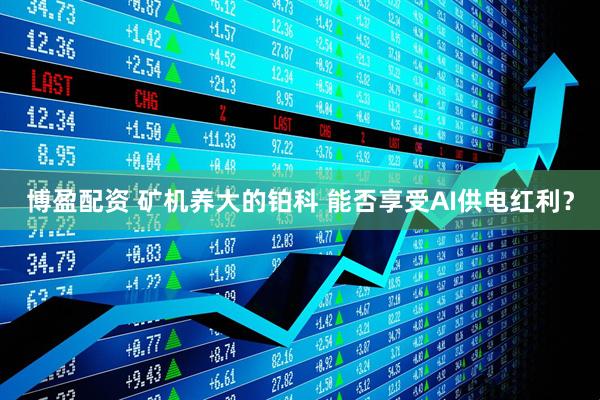 博盈配资 矿机养大的铂科 能否享受AI供电红利？